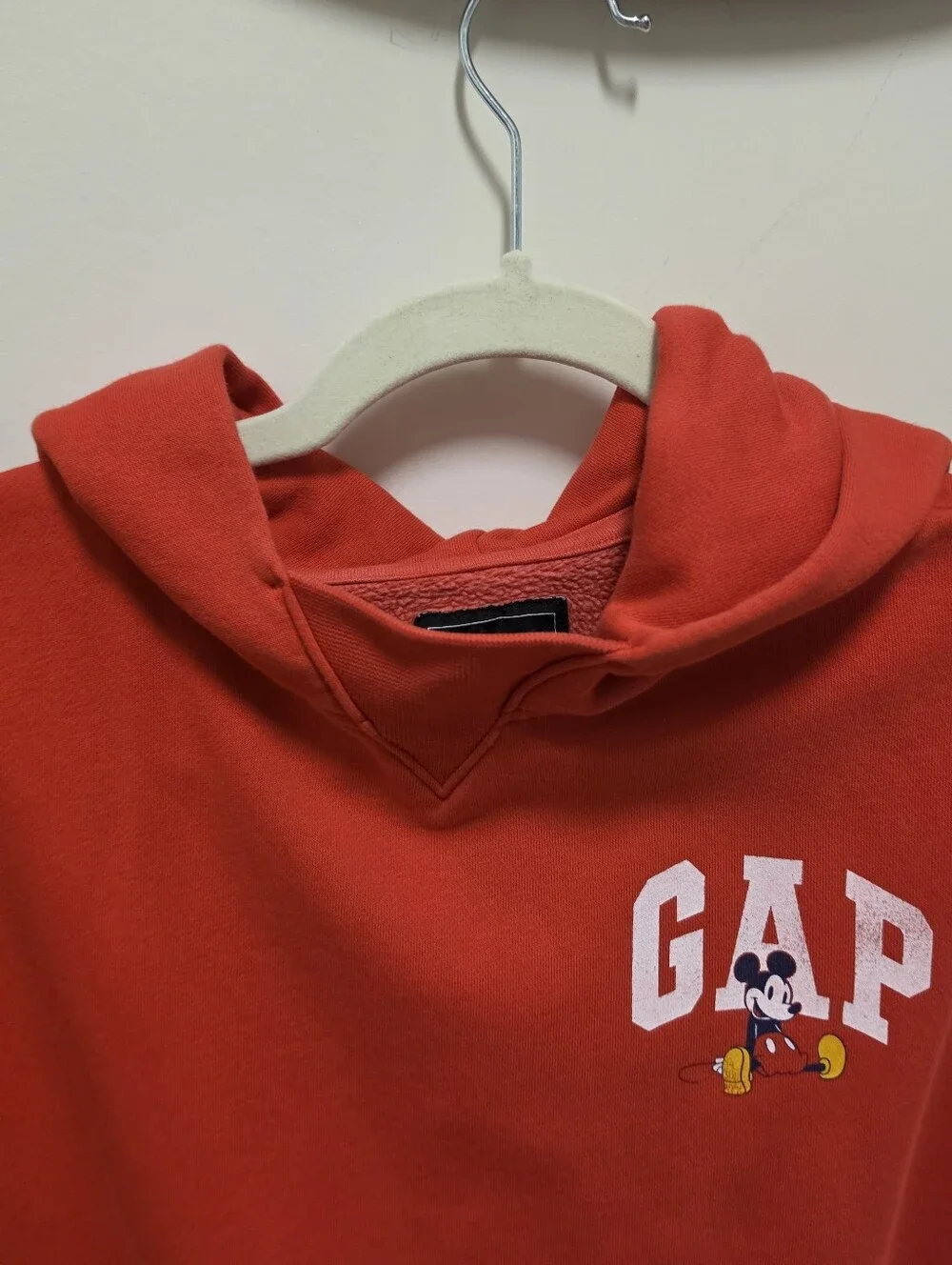 Gap x Disney Mickey Mouse Graphic Red Hoodie Kids Size 12
